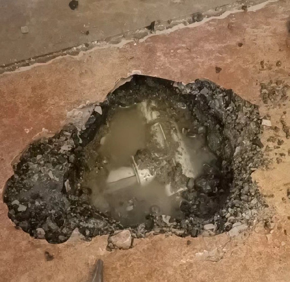 平山地区给水管漏水检测维修